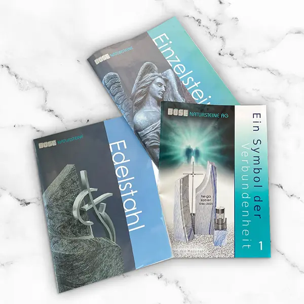 Grabstein-Katalog von Böse Natursteine zum Durchblättern