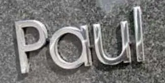 Edelstahlschrift Grabstein