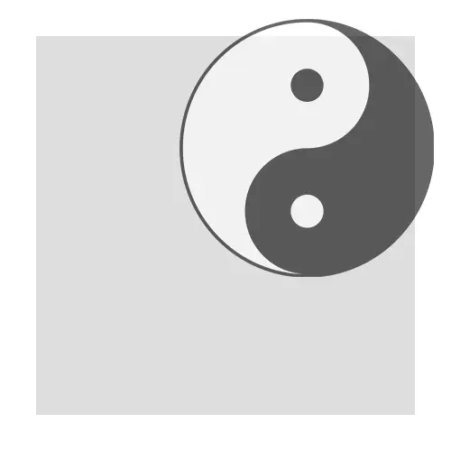 Wofür steht das Yin-Yan Symbol auf einem Grabstein?