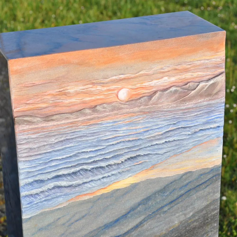 Sonnenuntergang Grabschmuck von Böse Natursteine AG